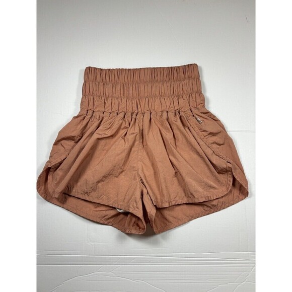 FP Movement The Way Home Active Shorts Peach Size Small Lightweight Key Pocket - Picture 3 of 12